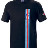 T-Shirt Martini Big Stripes Black