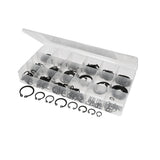 Assortment box with 255 inner and outer locking rings