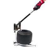 Tyre dismounting tool, folding RR