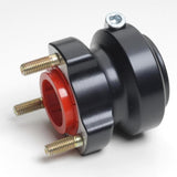 Rear hub 40mm x 65 black Aluminium