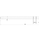 Steering Column M8x510mm Universal