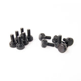 Screw for tyre lock Aluminium Black 12 pcs
