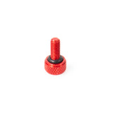 Screw for tyre lock Aluminium Red 12 pcs