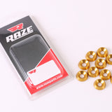 Aluminium Washer Countersunk 6x18mm Gold 10-Pack