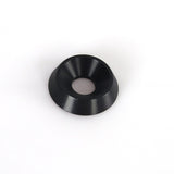 Aluminium Washer Countersunk 6x18mm Black 10-Pack