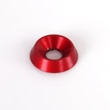 Aluminium Washer Countersunk 6x18mm Red 10-Pack