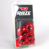 Aluminium Washer Countersunk 8x34mm Red 10-Pack