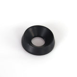 Aluminium Washer Countersunk 8x19mm Black 10-Pack