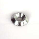 Aluminium Washer Countersunk 6x20mm Silver 10-Pack
