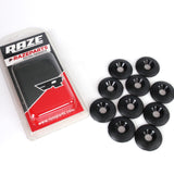 Washer Countersunk Nylon 8x30mm Black 10-Pack