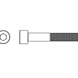 Allen key screw 5 x 16 10pcs