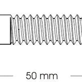 Allen key screw 8x50, countersunk
