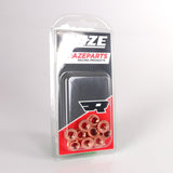 Flange nut/Wheelnut  M8 metal locking 10-pack