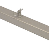Rear tow frame for wheel trolley