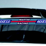 Rear Window Banner Martini Racing